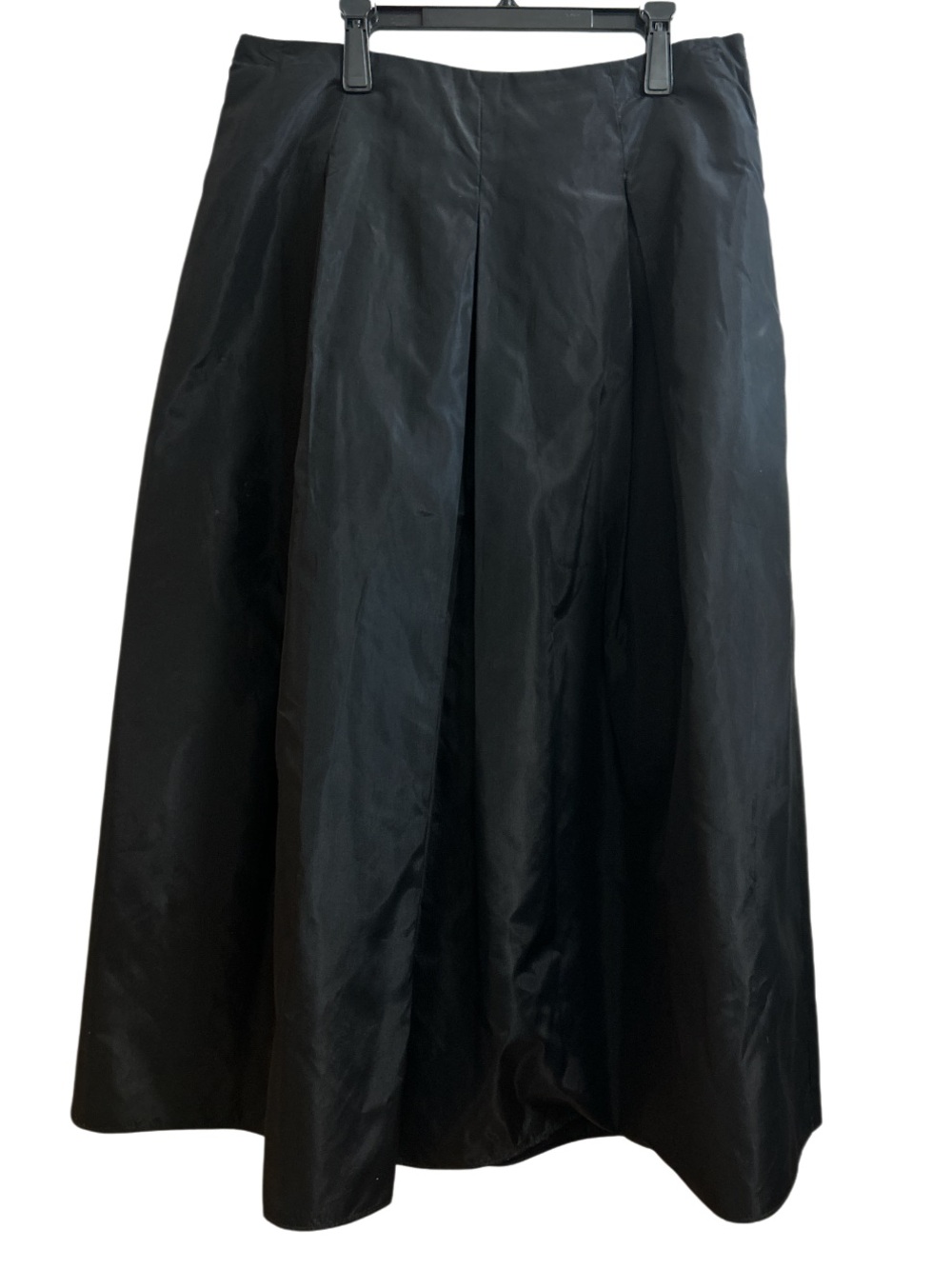 Vintage Y2K Scott McClintock Vintage Black Taffeta Maxi Skirt 18W **Stains/Spots